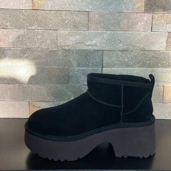UGG Classic Ultra Mini New Heights Women's Ankle Boot - Picture 8 of 9